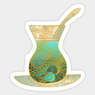 Çay (Gold) Sticker